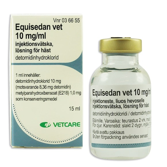 Equisedan vet 10 mg/ml 15 ml