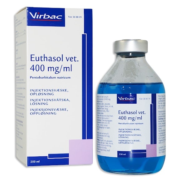 Euthasol vet. 400 mg/ml 250 milliliter Injektionsvätska, lösning