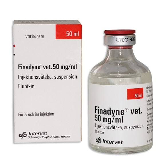 Finadyne vet., inj-vätska, suspension 50 mg/ml, 50 milliliter