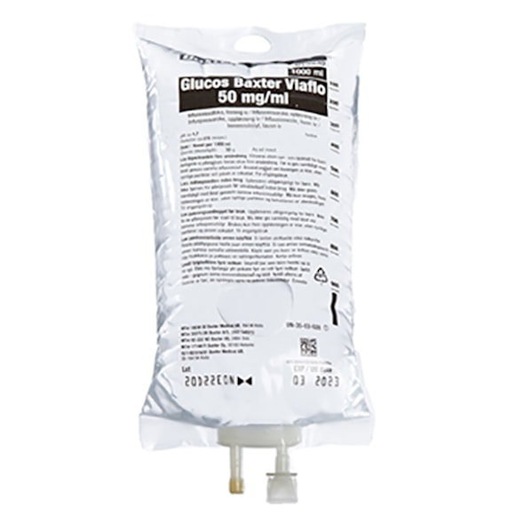 Glucos Baxter 50 mg/ml 10 x 1000 ml