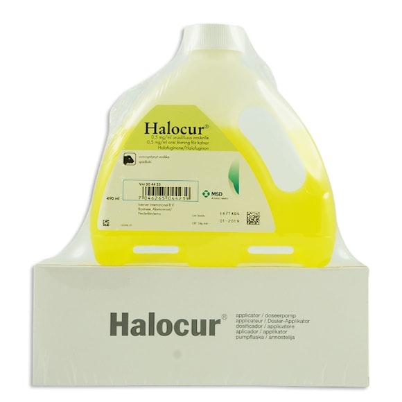 Halocur, oral lösning 0,5 mg/ml, 490 milliliter