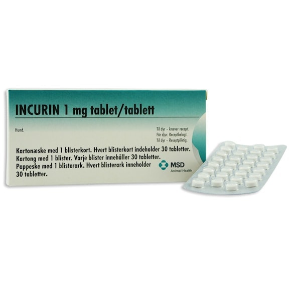 INCURIN, tablett 1 mg, 30 styck