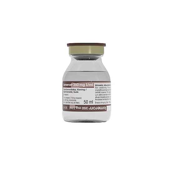 Iomeron, inj-vätska, lösning 300 mg I/ml, 10 x 50 milliliter