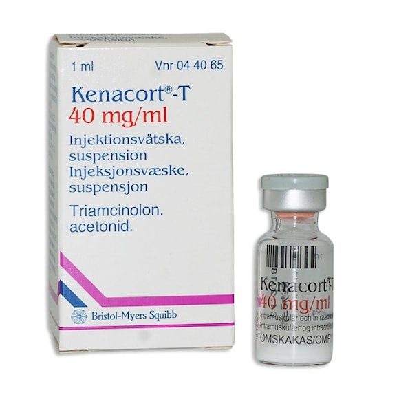 Kenacort-T, inj-vätska, suspension 40 mg/ml, 1 milliliter