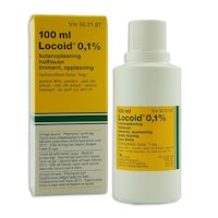 Locoid, kutan lösning 0,1 %, 100 milliliter