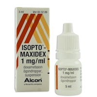 Isopto-Maxidex, ögondroppar, suspension 1 mg/ml Novartis Sverige AB, 5 milliliter