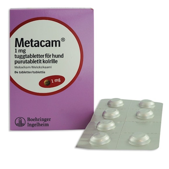 Metacam för hund, tuggtablett 1 mg, 84 tablett(er)