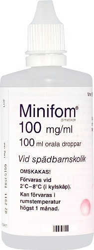 Minifom, orala droppar, emulsion 100 mg/ml, 100 milliliter