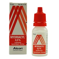Mydriacyl, ögondroppar, lösning 0,5 %, 15 milliliter