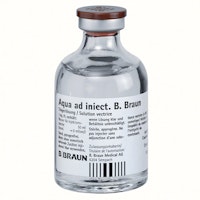 Sterilt vatten Braun 20 x 50 ml spädningsvätska för parenteral användning