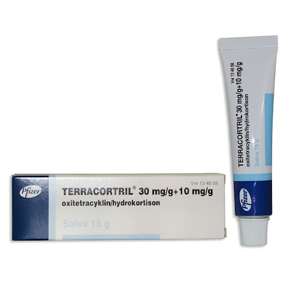 Terracortril, salva 30 mg/g+10 mg/g Pfizer AB, 15 gram