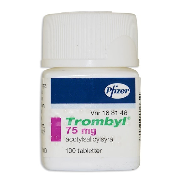 Trombyl, tablett 75 mg, 100 styck