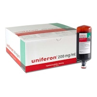 Uniferon 200 mg fe3+/ml 10 x 100 milliliter Injektionsvätska, lösning