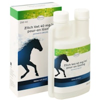 Zitch Vet 40 mg/ml 1 x 250 milliliter Pour-on, lösning