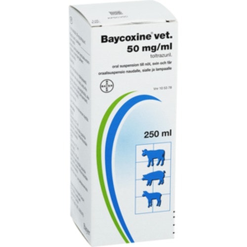 Baycoxine vet 50 mg/ml, 250 ml