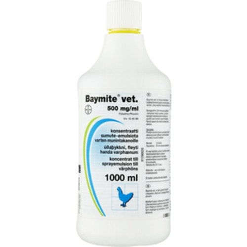 Baymite vet 500 mg/ml, 1000 ml