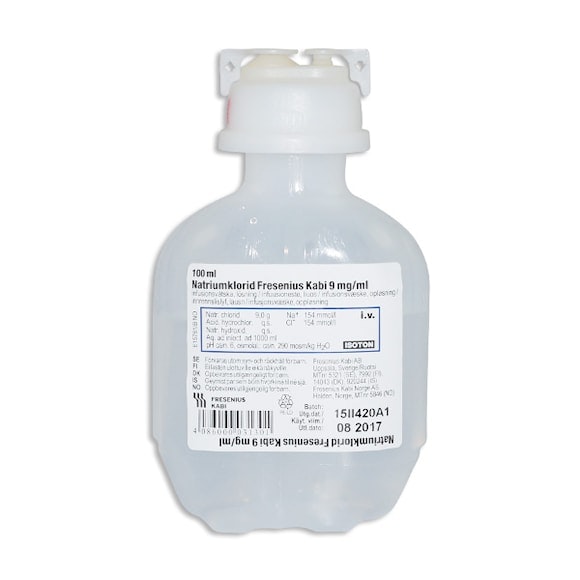 Natriumklorid Fresenius Kabi 40 x 100 milliliter