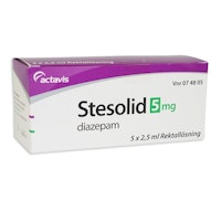 Stesolid 5 mg 5 x 2,5 milliliter Rektallösning