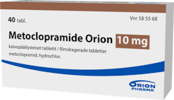 Metoclopramide Accord 10 mg 40 tablett(er) Tablett mots primperan