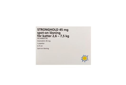Stronghold 60 mg/ml 3 x 0,75 milliliter Spot-on, lösning