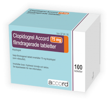 Cloriocard 75 mg 100 tablett(er) Filmdragerad tablett/Clopidogrel