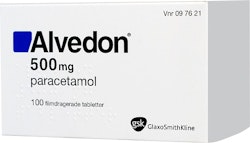 Paracetamol/Alvedon Filmdragerad tablett 500 mg 100st