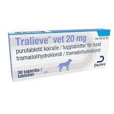 Tralieve vet 20 mg 30 tablett(er) Tuggtablett
