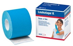 Leukotape K, Kinesiotejp blå. 5 cm x 5 m. 1 st