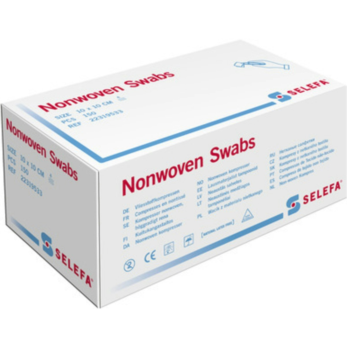 KOMPRESS NONWOVEN 10X10CM 150ST