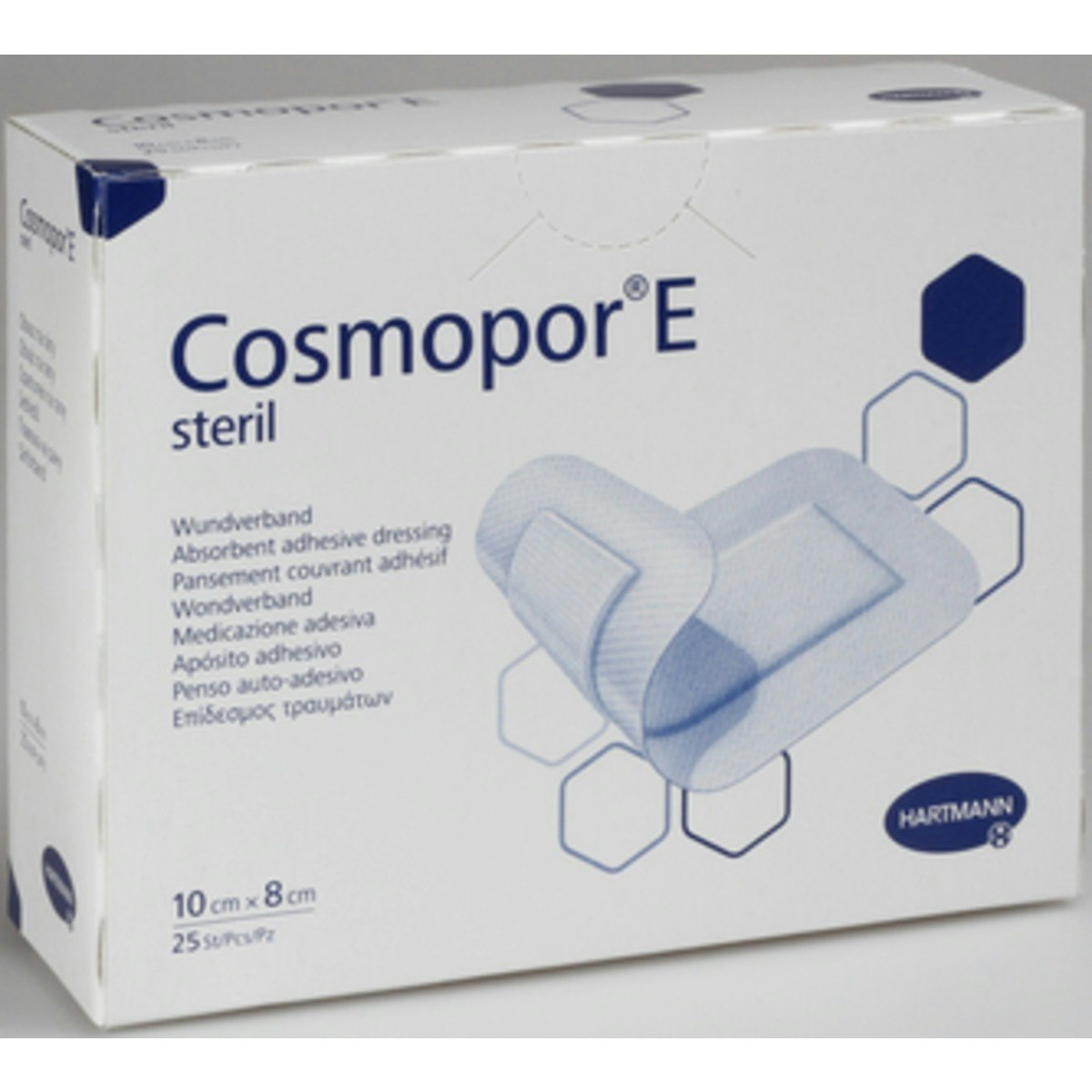 COSMOPOR E STERIL 10X8CM 25ST