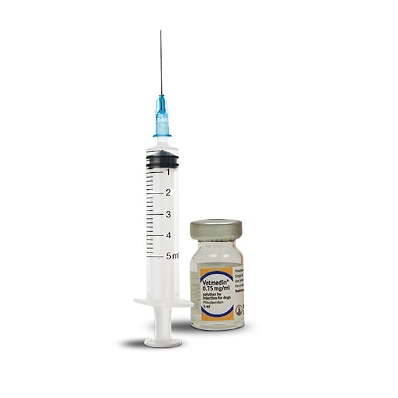 Vetmedin vet. 0,75 mg/ml 1 x 5 milliliter Injektionsvätska, lösning