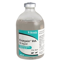 Cronyxin vet. 50 mg/ml 4 x 100 milliliter Injektionsvätska, lösning