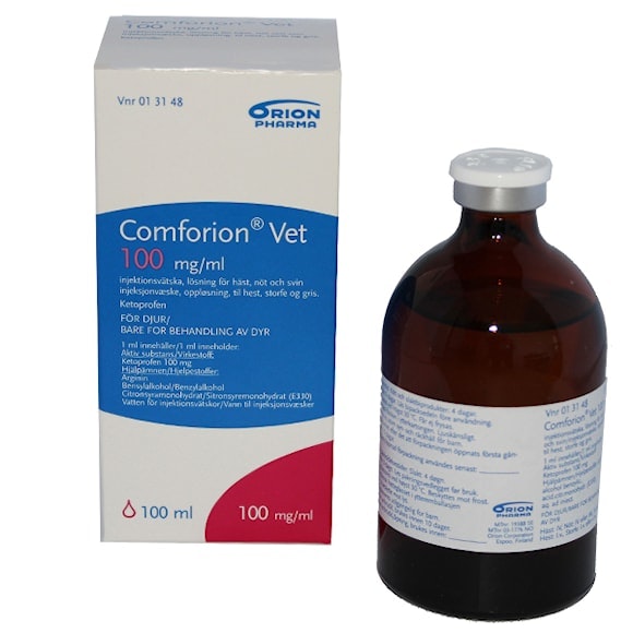 Comforion vet. 100 mg/ml 100 milliliter Injektionsvätska, lösning