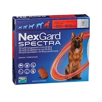 NEXGARD SPECTRA för hund >30-60 kg 150 mg/30 mg 3 tablett(er) Tuggtablett