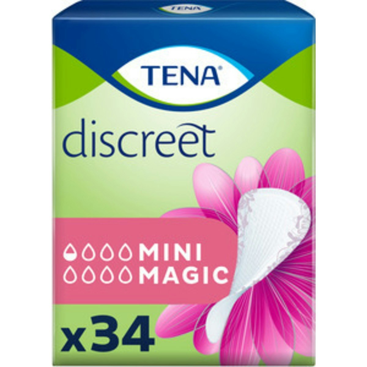 TENA DISCREET MINI MAGIC 34st bindor