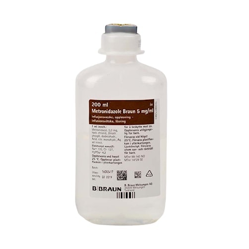 Metronidazole Braun 10 x 200 milliliter