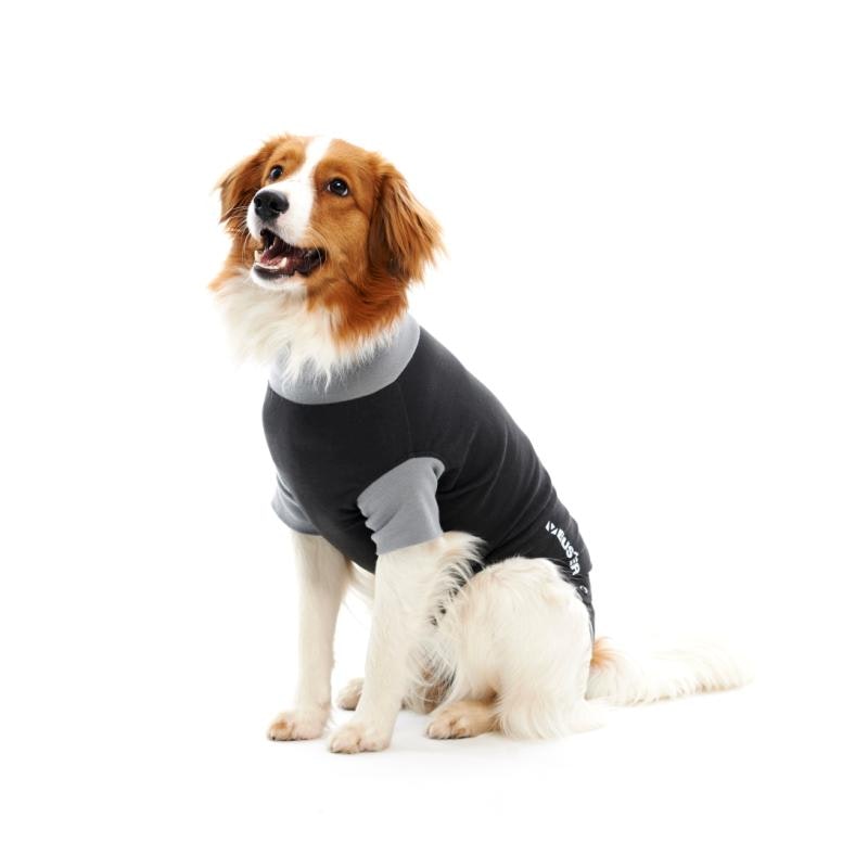 BUSTER Body Suit Classic, till hund, svart/grå, 46 cm, M, 1 st