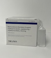 Natriumklorid Noridem 9 mg/ml 20 x 20 milliliter Injektionsvätska, lösning