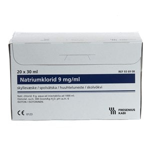 Natriumklorid Microspol 9mg/ml, 20 x 30 ml