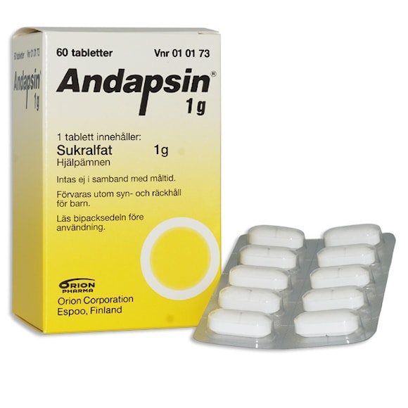 Andapsin 1 g 60 styck Tablett