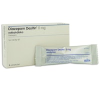 Diazepam Desitin 5 mg 5 x 2,5 milliliter Rektallösning