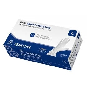 Evercare Vinylhandskar Large, 100 st