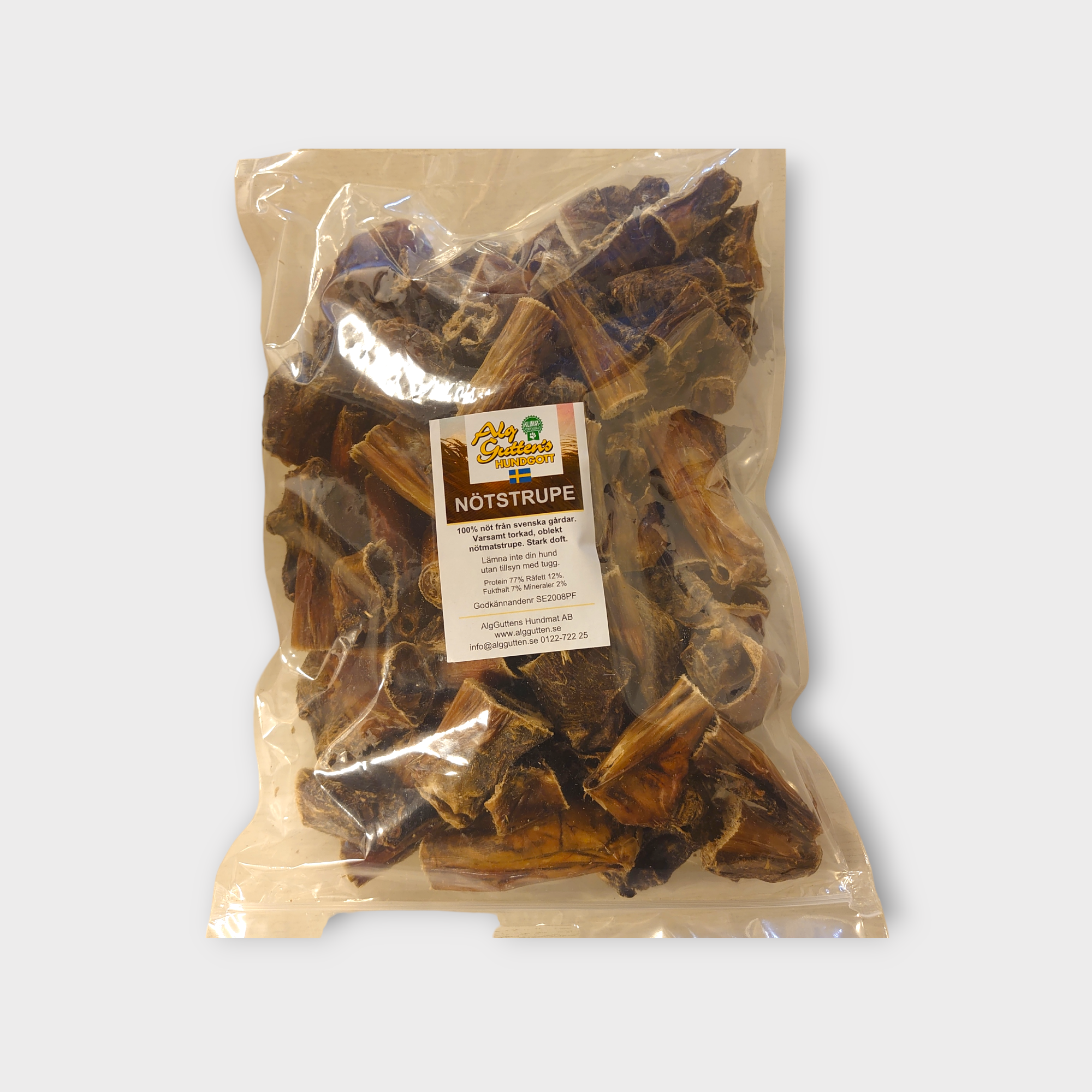 Nötmatstrupe blandade storlekar 500 gram Storpack