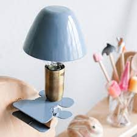 Lampa Mini På Klämma Blå