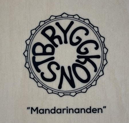Serveringsbricka "Mandarinanden"