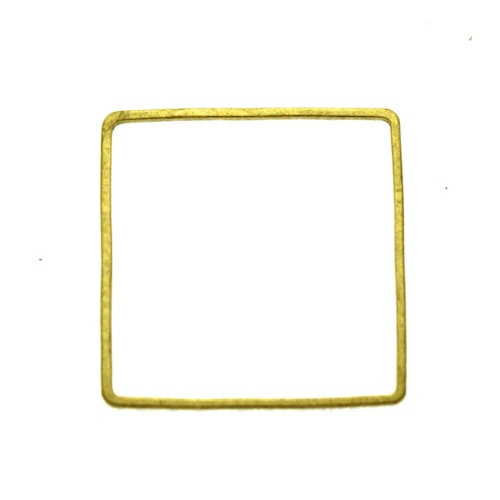 Guldfärgad 20x20mm Metallram Fyrkant 10st