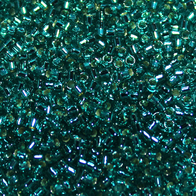 Silverlined Caribbean Teal DB-1208 Delicas 11/0 5g