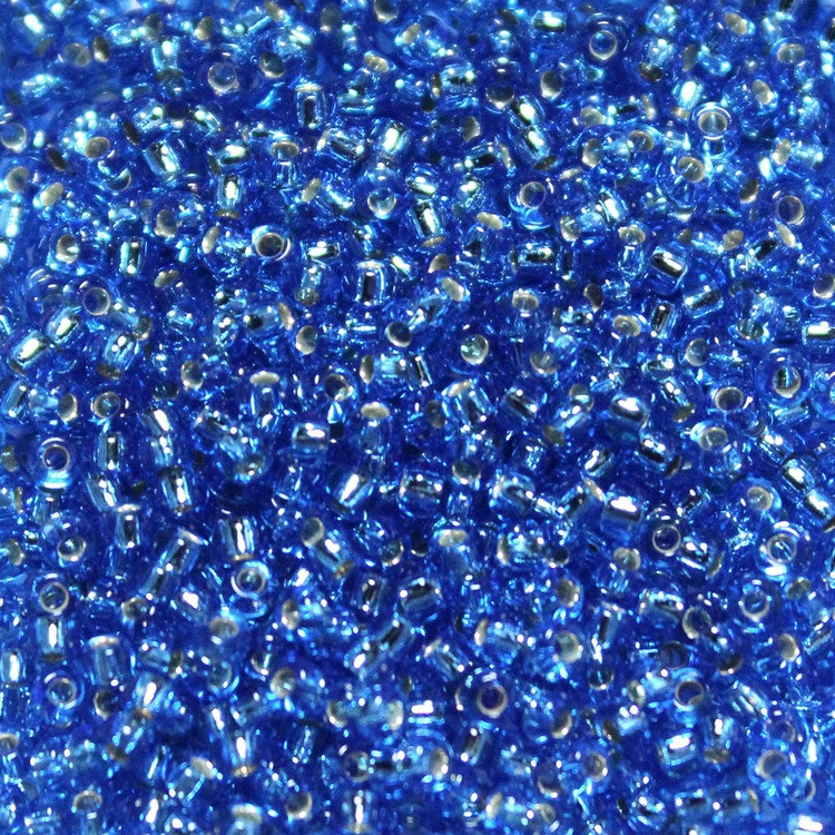 Silverlined Sapphire AB 11-1019 Miyuki Seedbeads 11/0 10g