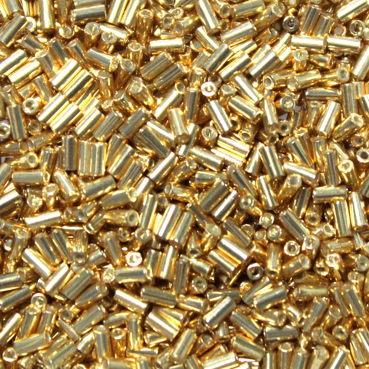 Galvanized Gold BGL1-0182 Miyuki Bugle Beads 3mm 10g