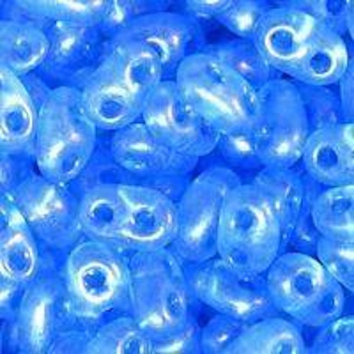 Light Blue Pearl Twin Beads 10g